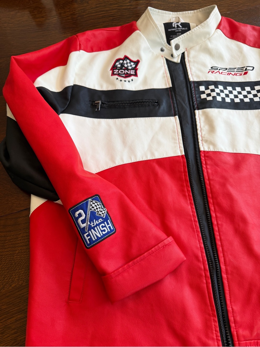Refinery Republic Adult Racing Jacket - Picture 7 of 10